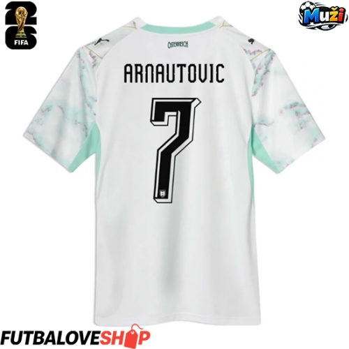 Dres Rakúsko Marko Arnautovic #7 Preč MS 2026 Krátky Rukáv